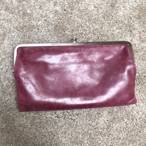 Hobo maroon clutch wallet